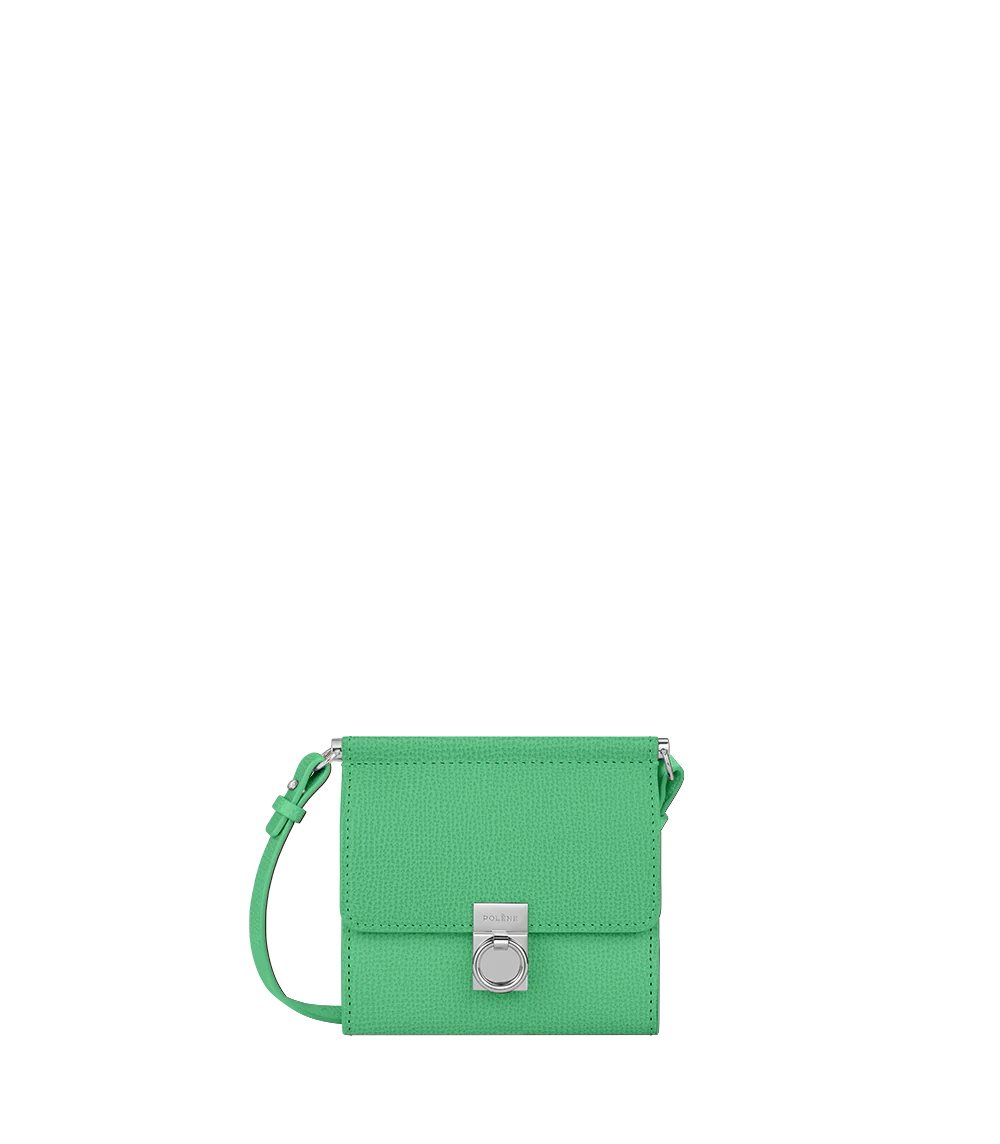 ポレーヌ Numéro Sept Crossbody 財布 緑 | JAPAN NY79D